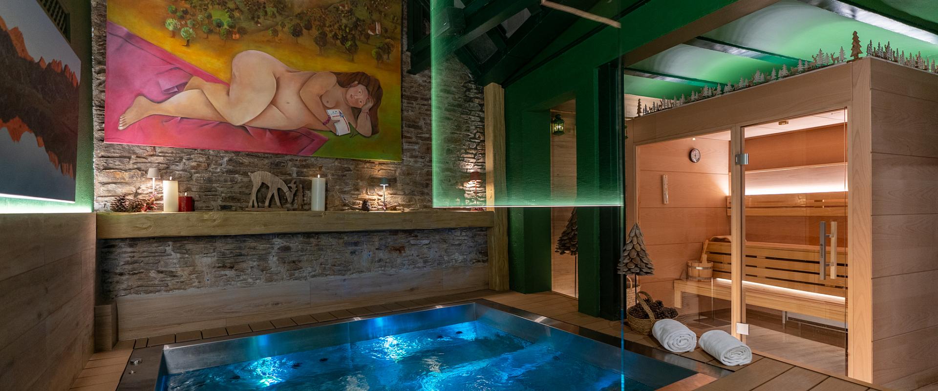 Fitness and spa area