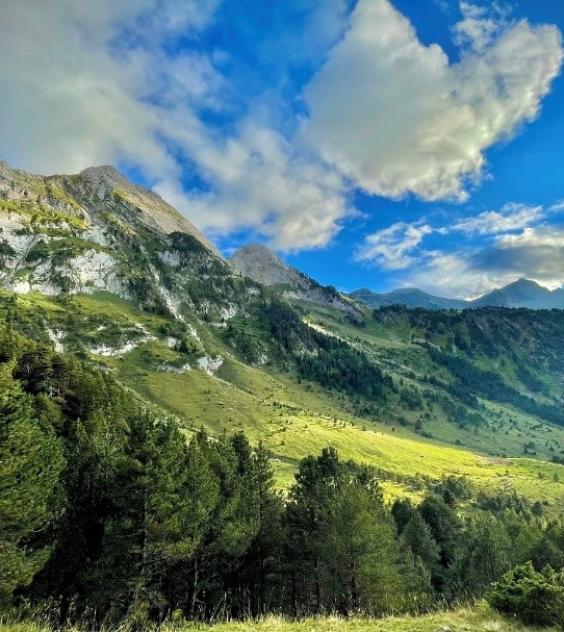 Promenade avec vue sur la Vallée d'Aran