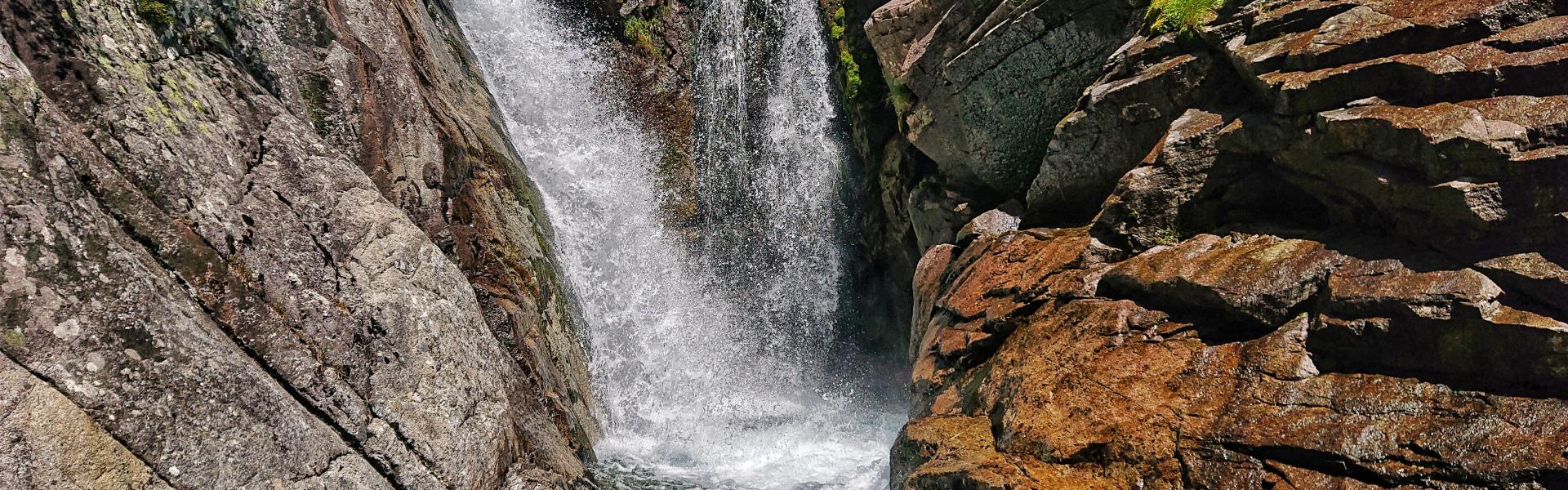 Waterfall nature Vielha Aran Valley