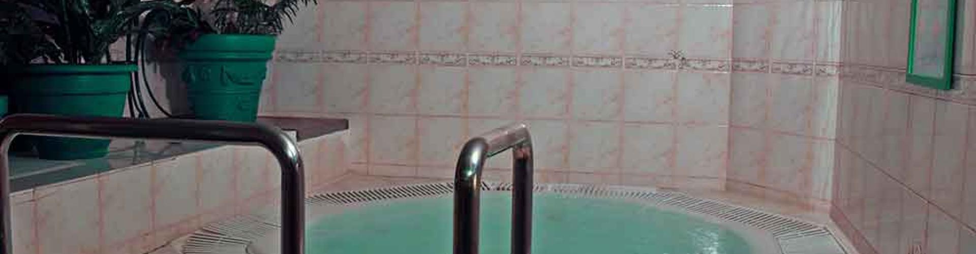 Spa area under renovation